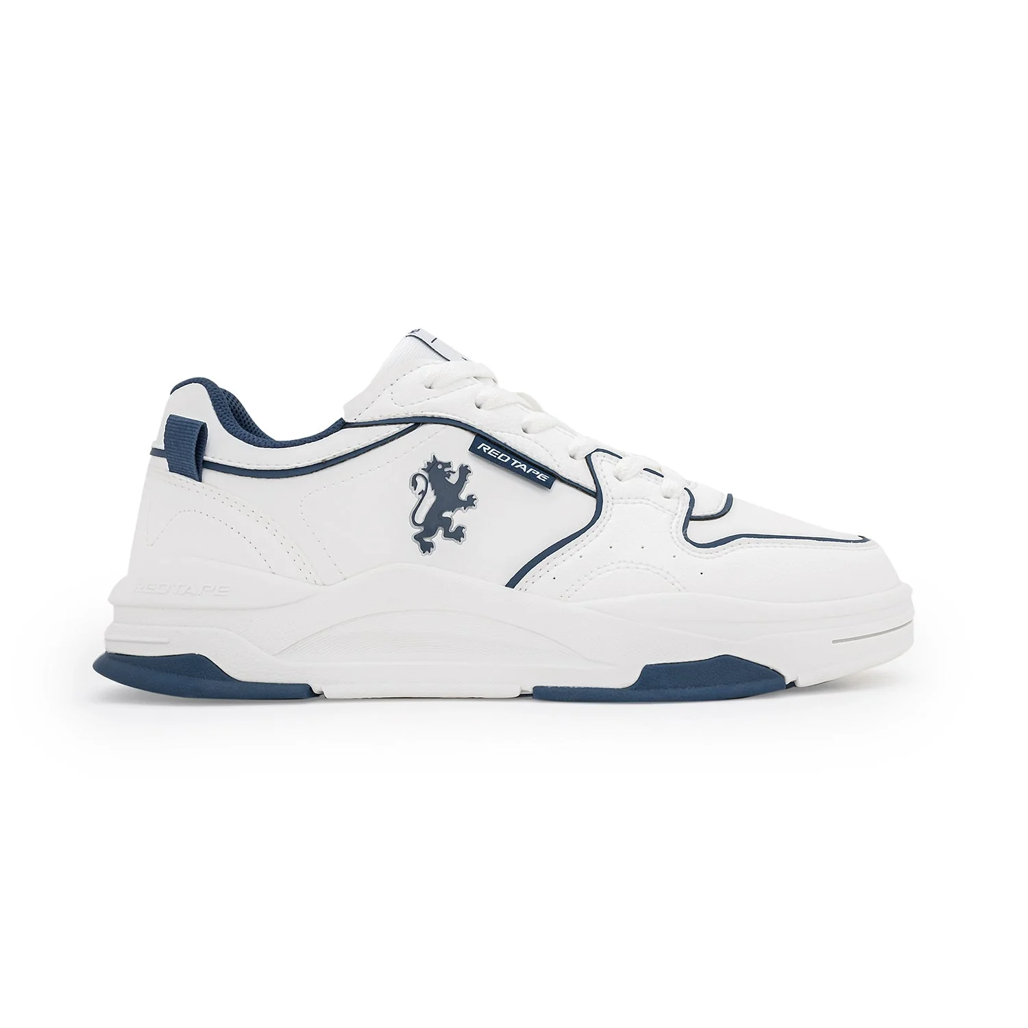 Lifestyle Sneaker Shoes for Men-White/Blue thumbnail 3