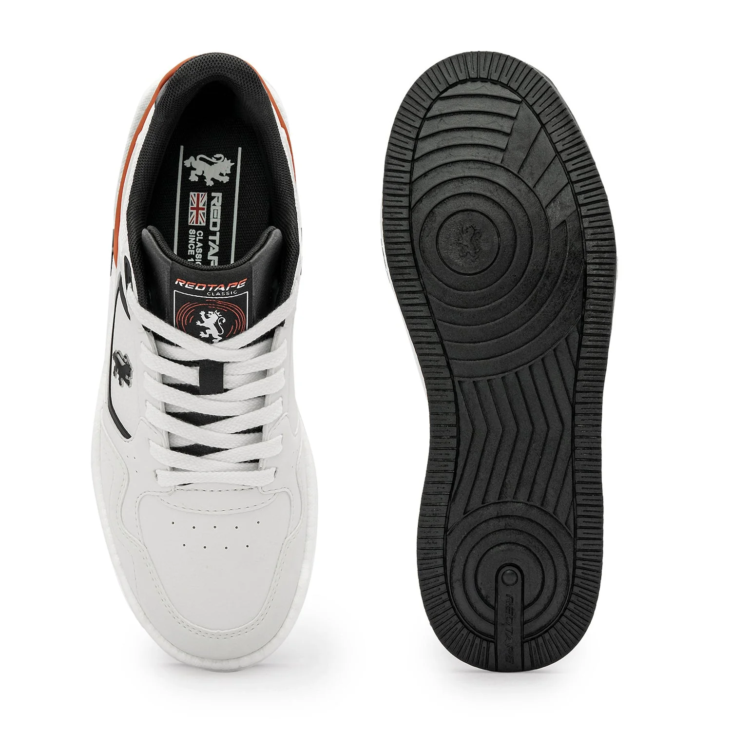 ETPU Lifestyle Sneakers For Mens -White/Black thumbnail 5